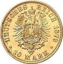 10 marcos 1879 E   "Sajonia"