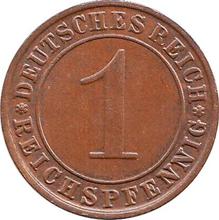 1 Reichspfennig 1936 E  
