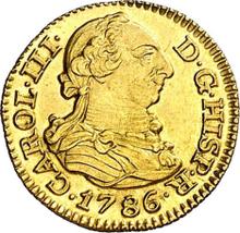 Medio escudo 1786 M DV 