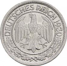 50 Reichspfennigs 1930 F  