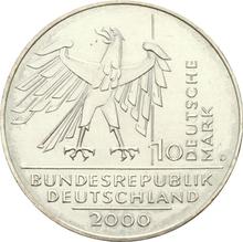 10 marcos 2000 D   "Día de la Unidad Alemana"