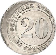 20 Pfennig 1890-1892   