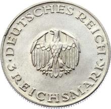 3 Reichsmarks 1929 D   "Lessing"