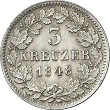 3 Kreuzer 1848   