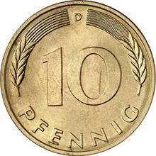 10 Pfennige 1980 D  