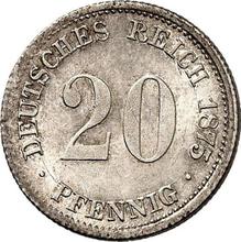 20 Pfennig 1875 F  