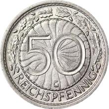 50 Reichspfennigs 1938 G  