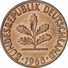 2 Pfennig 1968 F  