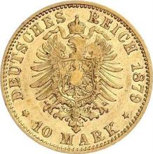 10 marcos 1879 J   "Hamburg"