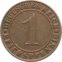 1 рейхспфенниг 1927 G  