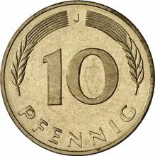 10 Pfennig 1981 J  