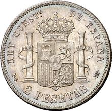 2 pesetas 1891  PGM 