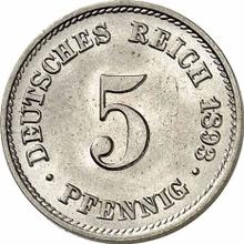 5 fenigów 1893 E  