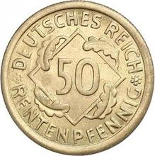 50 Rentenpfennigs 1923 G  