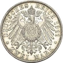 2 marcos 1911 G   "Baden"