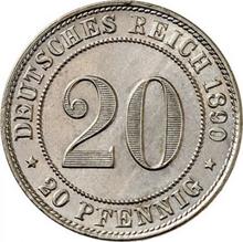 20 Pfennige 1890 G  