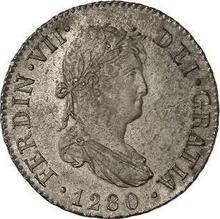 2 Reales 1280 (1820) M GJ 