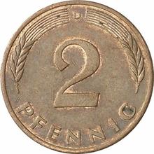 2 Pfennig 1993 D  