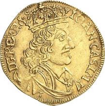 Ducat 1656  IC  "Portrait with Crown"