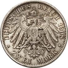 2 Mark 1908 A   "Saxe-Weimar-Eisenach"