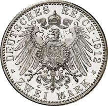2 marcos 1912 E   "Sajonia"