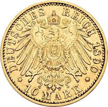 10 marcos 1890 A   "Hessen"