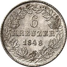 6 Kreuzers 1848   