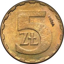 5 złotych 1986 MW   (PRÓBA)