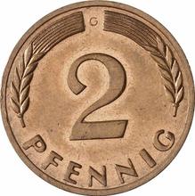 2 Pfennig 1968 G  