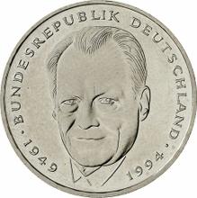2 marcos 1997 D   "Willy Brandt"
