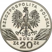 20 Zlotych 2002 MW   "Teichschildkröte"