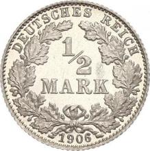 1/2 Mark 1906 D  