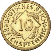 10 Reichspfennigs 1930 G  