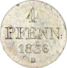 4 пфеннига 1836  B 