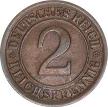 2 Reichspfennig 1924 G  