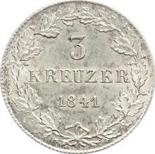 3 kreuzers 1841   