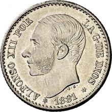 50 centimos 1881  MSM 