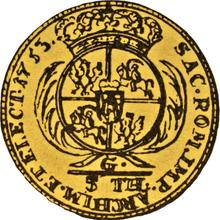 5 Thaler (August d'or) 1753  G  "Crown"