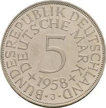 5 марок 1958 J  