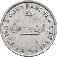 1 peseta bez daty (no-date-1939)    "L'Ametlla del Vallès"