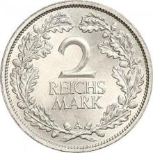 2 Reichsmarks 1927 A  