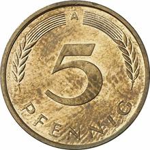 5 Pfennig 1992 A  