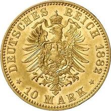 10 марок 1882 A   "Пруссия"