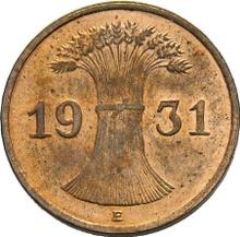 1 Reichspfennig 1931 E  