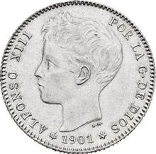 1 peseta 1901  SMV 