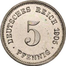 5 fenigów 1905 G  