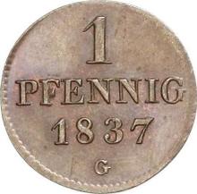 1 пфенниг 1837  G 