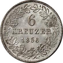 6 Kreuzer 1856   