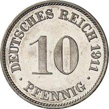10 fenigów 1911 J  
