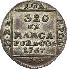 Grosz de plata (1 grosz) (Srebrnik) 1767  FS 